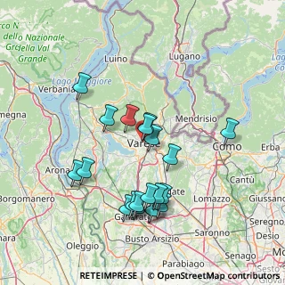 Mappa 21100 Varese VA, Italia (14.385)