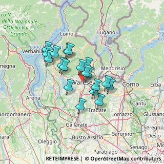 Mappa 21100 Varese VA, Italia (10.07)