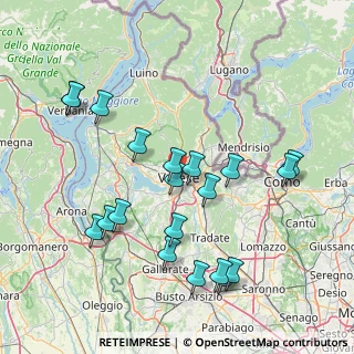Mappa 21100 Varese VA, Italia (16.4135)