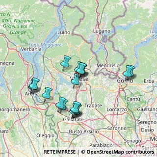 Mappa 21100 Varese VA, Italia (14.118)