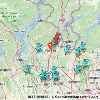 Mappa 21100 Varese VA, Italia (17.28625)