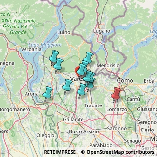 Mappa 21100 Varese VA, Italia (8.91077)
