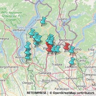 Mappa 21100 Varese VA, Italia (10.19526)