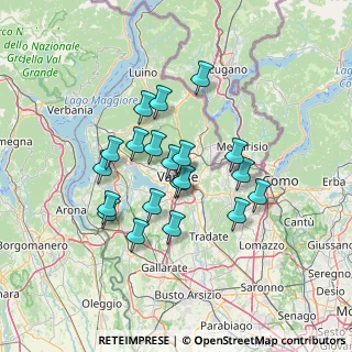 Mappa 21100 Varese VA, Italia (11.267)