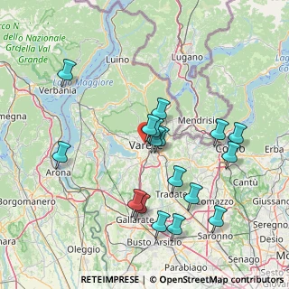 Mappa 21100 Varese VA, Italia (15.10471)