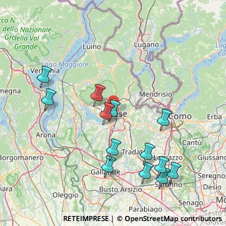 Mappa 21100 Varese VA, Italia (17.51615)