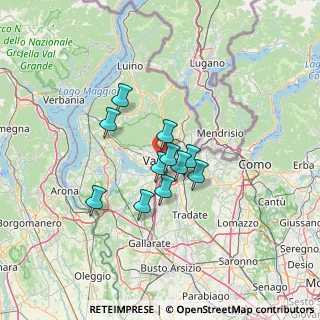 Mappa 21100 Varese VA, Italia (9.14636)