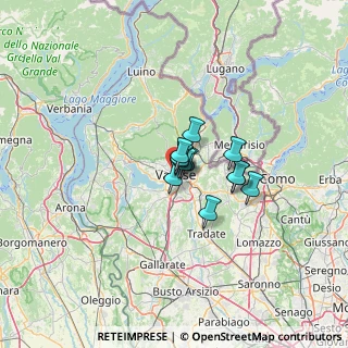 Mappa 21100 Varese VA, Italia (6.4275)