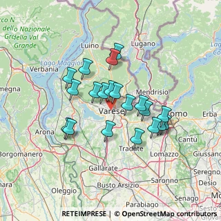 Mappa 21100 Varese VA, Italia (11.401)