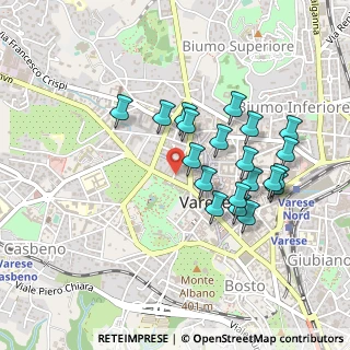 Mappa 21100 Varese VA, Italia (0.422)