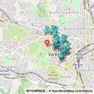 Mappa Via Luigi Sacco, 21100 Varese VA, Italia (0.3175)
