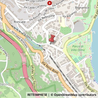 Mappa Via Bellinzona, 39, 22100 Como, Como (Lombardia)