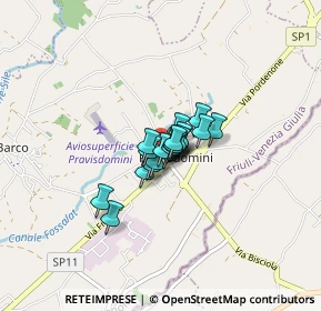 Mappa Via Aldo Moro, 33076 Pravisdomini PN, Italia (0.345)