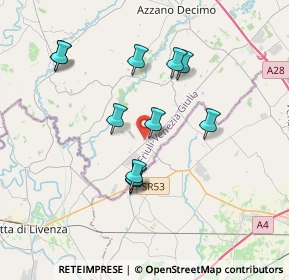 Mappa Via Aldo Moro, 33076 Pravisdomini PN, Italia (3.32)