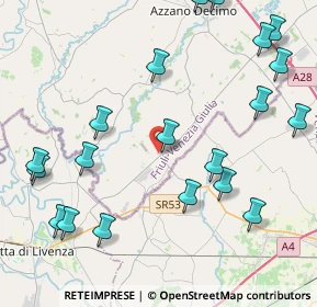 Mappa Via Aldo Moro, 33076 Pravisdomini PN, Italia (5.194)