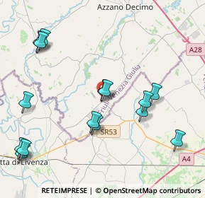 Mappa Via Aldo Moro, 33076 Pravisdomini PN, Italia (4.71267)