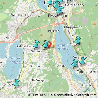 Mappa Località Colombaio Inferiore, 23851 Galbiate LC, Italia (3.0225)