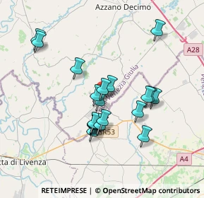 Mappa Via Roma, 33076 Pravisdomini PN, Italia (3.0855)