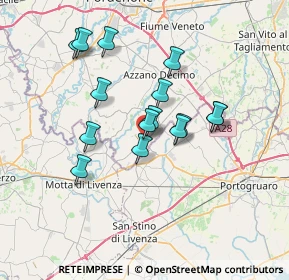 Mappa Via Roma, 33076 Pravisdomini PN, Italia (5.89933)