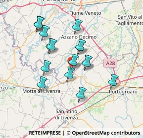 Mappa Via Panigai, 33076 Pravisdomini PN, Italia (6.35412)