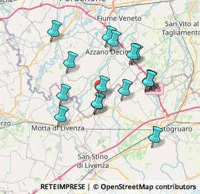 Mappa Via Roma, 33076 Pravisdomini PN, Italia (6.37125)