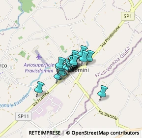 Mappa Via Roma, 33076 Pravisdomini PN, Italia (0.3335)