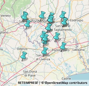 Mappa Via Roma, 33076 Pravisdomini PN, Italia (12.45316)