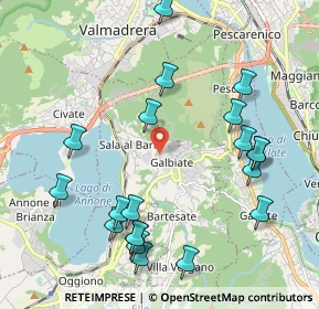 Mappa Via Trento, 23851 Galbiate LC, Italia (2.3105)