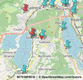 Mappa Via Trento, 23851 Galbiate LC, Italia (2.804)