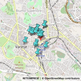 Mappa Piazzale Trento, 21100 Varese VA, Italia (0.2545)