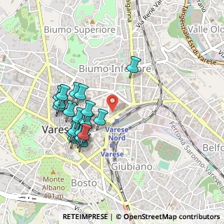 Mappa Piazzale Trento, 21100 Varese VA, Italia (0.428)