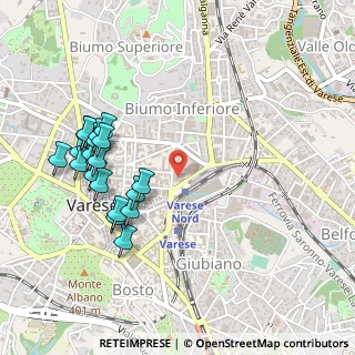 Mappa Piazzale Trento, 21100 Varese VA, Italia (0.52579)