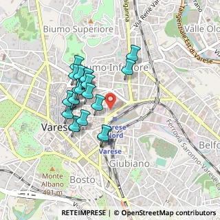 Mappa Piazzale Trento, 21100 Varese VA, Italia (0.3675)