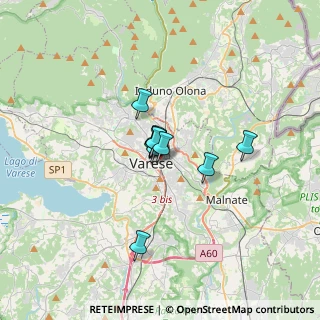 Mappa Piazzale Trento, 21100 Varese VA, Italia (1.66909)