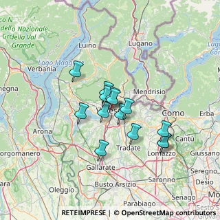 Mappa Piazzale Trento, 21100 Varese VA, Italia (9.71786)