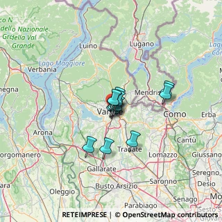 Mappa Piazzale Trento, 21100 Varese VA, Italia (6.89462)