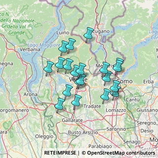 Mappa Piazzale Trento, 21100 Varese VA, Italia (11.305)