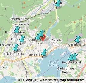 Mappa Via per Erba, 22030 Eupilio CO, Italia (2.35364)