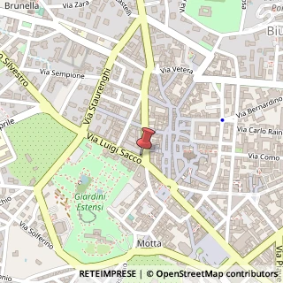 Mappa Via Carlo Giuseppe Veratti, 1, 21100 Varese, Varese (Lombardia)