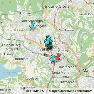 Mappa Via Gioacchino Rossini, 21100 Varese VA, Italia (0.52)