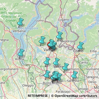Mappa Via Gioacchino Rossini, 21100 Varese VA, Italia (15.47316)