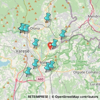 Mappa Via Monviso, 21050 Cantello VA, Italia (4.08818)