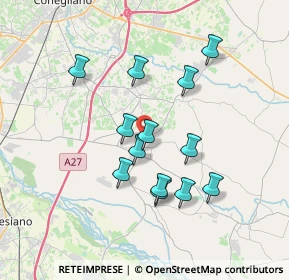 Mappa Via Malta Borgo, 31028 Vazzola TV, Italia (3.13692)