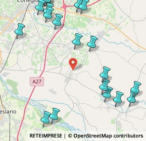 Mappa Via Malta Borgo, 31028 Vazzola TV, Italia (5.7205)