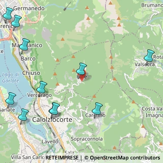 Mappa Via Cimitero, 23805 Erve LC, Italia (3.08273)