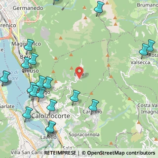 Mappa Via Cimitero, 23805 Erve LC, Italia (3.08)