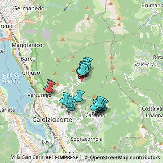 Mappa Via Cimitero, 23805 Erve LC, Italia (1.287)