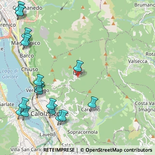 Mappa Via Cimitero, 23805 Erve LC, Italia (3.10222)