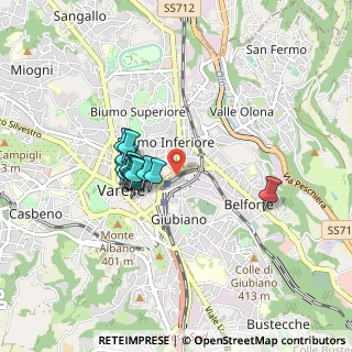 Mappa Via Nuccia Casula, 21100 Varese VA, Italia (0.64933)