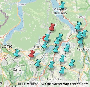 Mappa Via S. Carlo, 22030 Longone Al Segrino CO, Italia (8.5585)